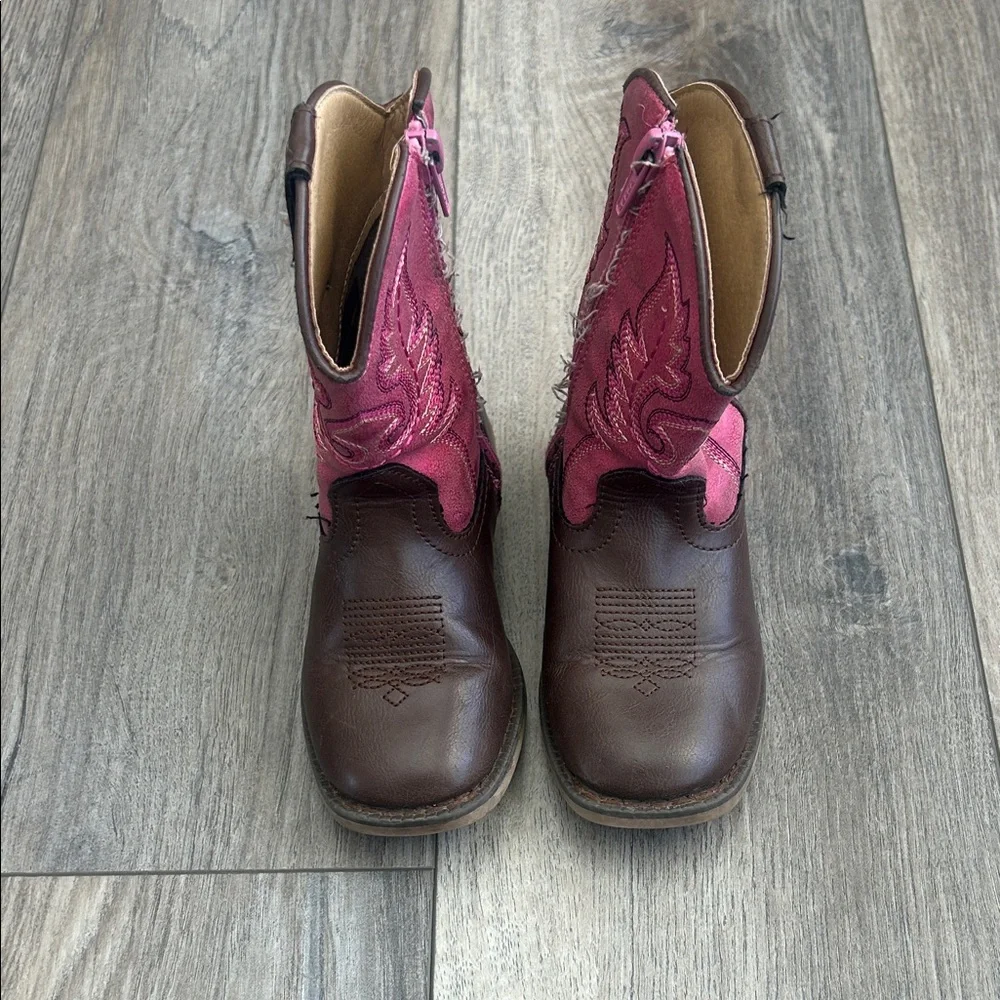 Toddler Girls Roper Cowgirl Boots - Picture 2 of 7